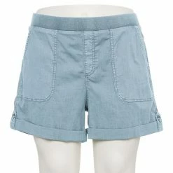 Plus Size Sonoma Goods For Life® Easy Pull-On Utility Shorts Sydney Olive -Sonoma Goods For Life shop unnamed file 12852