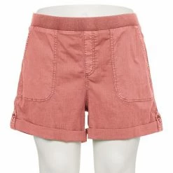 Plus Size Sonoma Goods For Life® Easy Pull-On Utility Shorts Sydney Olive -Sonoma Goods For Life shop unnamed file 12857