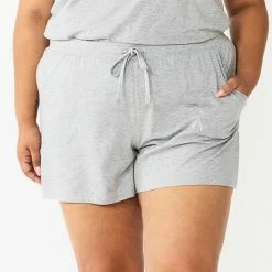 Plus Size Sonoma Goods For Life® Essential Pajama Shorts Heather Gray 13 Plus Size Sonoma Goods For Life® Essential Pajama Shorts Heather Gray -Sonoma Goods For Life shop unnamed file 12898