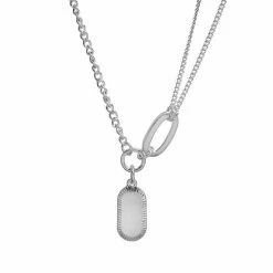 Sonoma Goods For Life® Silver Tone Short Pendant Chain Nickel Free Necklace