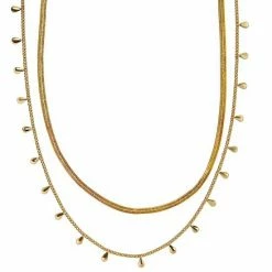 Sonoma Goods For Life® 2 Row Radial Half Sun Necklace