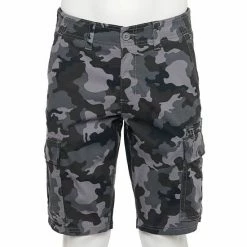 Men's Sonoma Goods For Life® 12-inch Flexwear Ripstop Cargo Shorts Black Camo -Sonoma Goods For Life shop unnamed file 12989