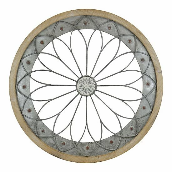 Sonoma Goods For Life® Mixed Material Flower Wall Medallion 3 Sonoma Goods For Life® Mixed Material Flower Wall Medallion