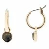 Sonoma Goods For Life® Grey Semi Pendant Hoop Earrings -Sonoma Goods For Life shop unnamed file 13086