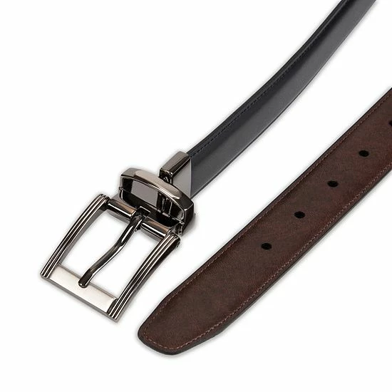 Sonoma Goods For Life® Reversible Stitch-Edge Faux-Leather Belt Black Brown 6 Sonoma Goods For Life® Reversible Stitch-Edge Faux-Leather Belt Black Brown - Image 4