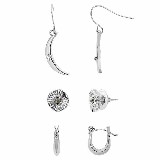 Sonoma Goods For Life® 3 Pack Celestial Multi Earring Set 3 Sonoma Goods For Life® 3 Pack Celestial Multi Earring Set