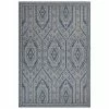 Sonoma Goods For Life® Diamond Pattern Indoor Outdoor Rug Navy