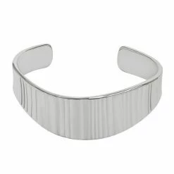 Sonoma Goods For Life® Silver Tone Wavy Textured Chunky Cuff Bracelet