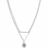 Sonoma Goods For Life® 2 Row Bar And Radial Textured Coin Pendant Necklace -Sonoma Goods For Life shop unnamed file 13148