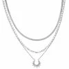 Sonoma Goods For Life® 3 Row Multi Chain Radial Sun Pendant Necklace