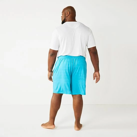 Big & Tall Sonoma Goods For Life® Lush Luxe Sleep Shorts Black 4 Big & Tall Sonoma Goods For Life® Lush Luxe Sleep Shorts Black - Image 2