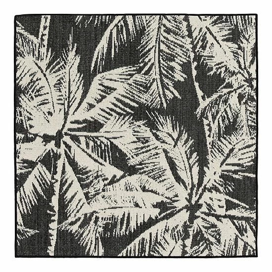 Sonoma Goods For Life® Indoor Outdoor Palm Area Rug Green 6 Sonoma Goods For Life® Indoor Outdoor Palm Area Rug Green - Image 4