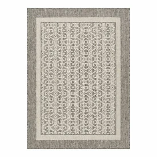 Sonoma Goods For Life® Framed Border Indoor Outdoor Area And Throw Rug Teal 12 Sonoma Goods For Life® Framed Border Indoor Outdoor Area And Throw Rug Teal - Image 10