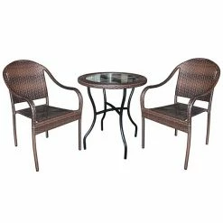 Sonoma Goods For Life® Boho Folding Patio Bistro Table & Chair 3-piece Set