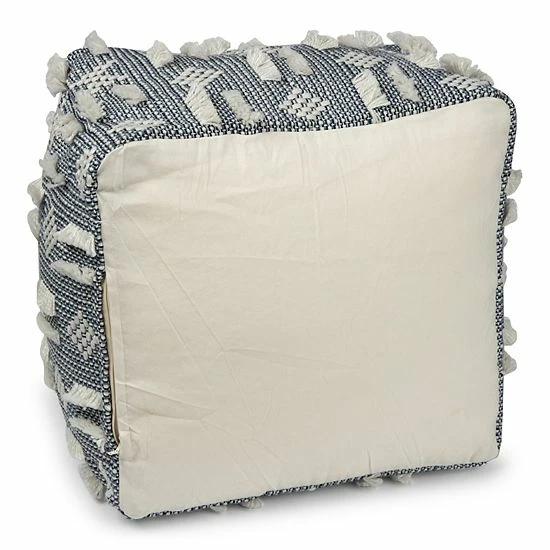 Sonoma Goods For Life® Santos Indoor Outdoor Woven Square Pouf 4 Sonoma Goods For Life® Santos Indoor Outdoor Woven Square Pouf - Image 2