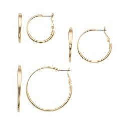 Sonoma Goods For Life™ Hoop Earring Set Gold Tone 11 Sonoma Goods For Life™ Hoop Earring Set Gold Tone -Sonoma Goods For Life shop unnamed file 13376