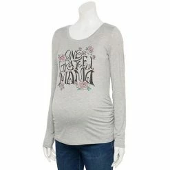 Maternity Sonoma Goods For Life® Essential Scoopneck Long Sleeve Tee Maroon -Sonoma Goods For Life shop unnamed file 13422