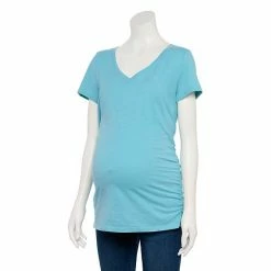 Maternity Sonoma Goods For Life® Essential V-Neck Tee White -Sonoma Goods For Life shop unnamed file 13483