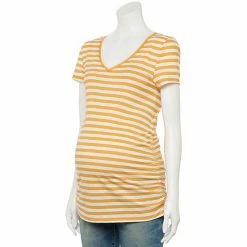 Maternity Sonoma Goods For Life® Essential V-Neck Tee White -Sonoma Goods For Life shop unnamed file 13485