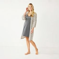 Maternity Sonoma Goods For Life® Nursing Nightgown & Robe Set Grey Animal 28 Maternity Sonoma Goods For Life® Nursing Nightgown & Robe Set Grey Animal -Sonoma Goods For Life shop unnamed file 13507