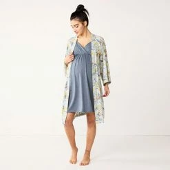 Maternity Sonoma Goods For Life® Nursing Nightgown & Robe Set Grey Animal 29 Maternity Sonoma Goods For Life® Nursing Nightgown & Robe Set Grey Animal -Sonoma Goods For Life shop unnamed file 13508