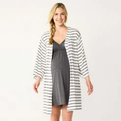 Maternity Sonoma Goods For Life® Nursing Nightgown & Robe Set Grey Animal 30 Maternity Sonoma Goods For Life® Nursing Nightgown & Robe Set Grey Animal -Sonoma Goods For Life shop unnamed file 13509