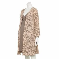 Maternity Sonoma Goods For Life® Nursing Nightgown & Robe Set Grey Animal 32 Maternity Sonoma Goods For Life® Nursing Nightgown & Robe Set Grey Animal -Sonoma Goods For Life shop unnamed file 13511
