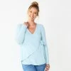 Maternity Sonoma Goods For Life® Nursing Wrap Top Beaufort Blue -Sonoma Goods For Life shop unnamed file 13542