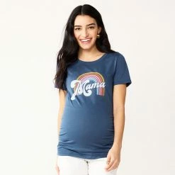 Maternity Sonoma Goods For Life® Fitted Crewneck Graphic Tee Grateful Mama -Sonoma Goods For Life shop unnamed file 13595