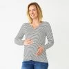Maternity Sonoma Goods For Life® Long Sleeve Knotted Thermal Top Blue -Sonoma Goods For Life shop unnamed file 13631