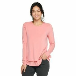 Maternity Sonoma Goods For Life® Nursing Long Sleeve Tee Ceramic Rose -Sonoma Goods For Life shop unnamed file 13646