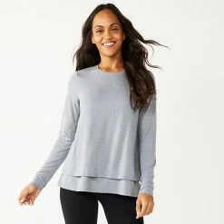 Maternity Sonoma Goods For Life® Nursing Long Sleeve Tee Ceramic Rose -Sonoma Goods For Life shop unnamed file 13647