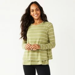 Maternity Sonoma Goods For Life® Nursing Long Sleeve Tee Ceramic Rose -Sonoma Goods For Life shop unnamed file 13648