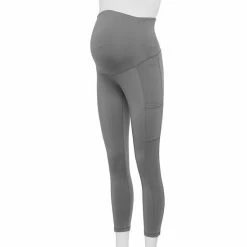 Maternity Sonoma Goods For Life® Side Pocket Over-the-Belly Leggings Gray