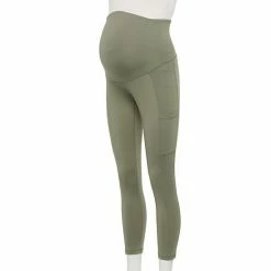 Maternity Sonoma Goods For Life® Side Pocket Over-the-Belly Leggings Gray -Sonoma Goods For Life shop unnamed file 13664