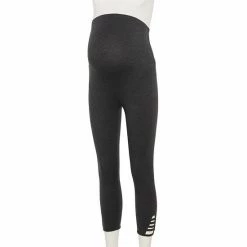 Maternity Sonoma Goods For Life® Over-The-Belly Cropped Lattice Leggings Grey -Sonoma Goods For Life shop unnamed file 13685