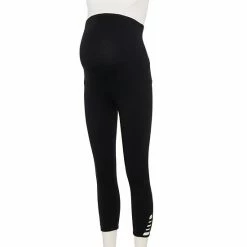 Maternity Sonoma Goods For Life® Over-The-Belly Cropped Lattice Leggings Grey -Sonoma Goods For Life shop unnamed file 13686