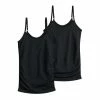 Maternity Sonoma Goods For Life® 2-Pack Seamless Camisole Set Black