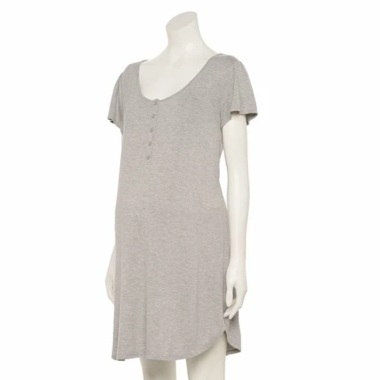 Maternity Sonoma Goods For Life® Henley Nursing Nightgown Blue Dot 9 Maternity Sonoma Goods For Life® Henley Nursing Nightgown Blue Dot - Image 7