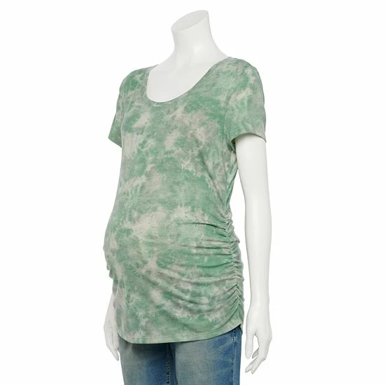 Maternity Sonoma Goods For Life® Essential Scoopneck Tee Black 20 Maternity Sonoma Goods For Life® Essential Scoopneck Tee Black - Image 18