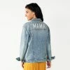 Maternity Sonoma Goods For Life® Embroidered "Mama" Jean Jacket -Sonoma Goods For Life shop unnamed file 13762