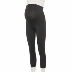 Maternity Sonoma Goods For Life® Over-The-Belly Cropped Leggings Grey