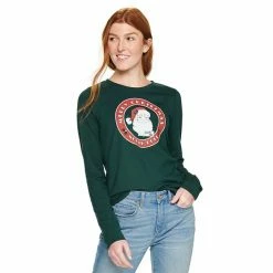 Women's Sonoma Goods For Life® Long Sleeve Holiday Graphic Tee Merry Christmas Gray -Sonoma Goods For Life shop unnamed file 1378
