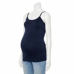 Maternity Sonoma Goods For Life® Seamless Camisole Black -Sonoma Goods For Life shop unnamed file 13787