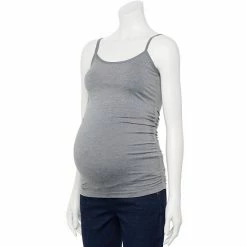 Maternity Sonoma Goods For Life® Seamless Camisole Black -Sonoma Goods For Life shop unnamed file 13788