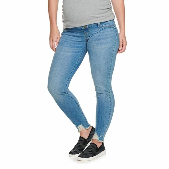 Maternity Sonoma Goods For Life® Inset Belly Jeggings Dark Wash 5 Maternity Sonoma Goods For Life® Inset Belly Jeggings Dark Wash - Image 3