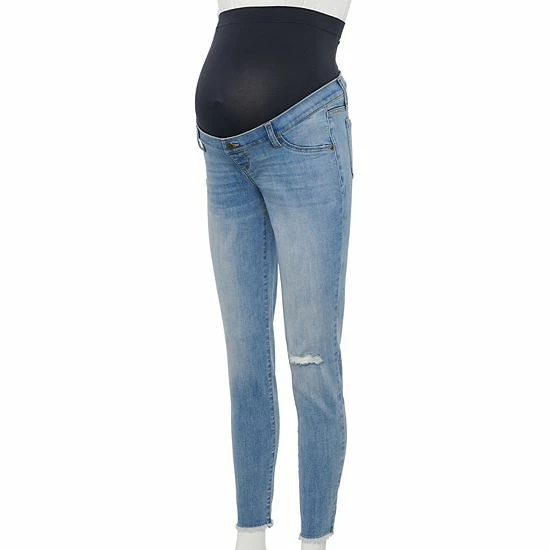 Maternity Sonoma Goods For Life® Inset Belly Jeggings Dark Wash 9 Maternity Sonoma Goods For Life® Inset Belly Jeggings Dark Wash - Image 7