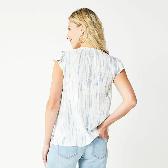 Maternity Sonoma Goods For Life® Over-The-Belly Panel Jean Shorts Medium Wash 4 Maternity Sonoma Goods For Life® Over-The-Belly Panel Jean Shorts Medium Wash - Image 2