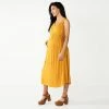 Maternity Sonoma Goods For Life® Knot Side Midi Shirt Dress Brassy Gold 1 Maternity Sonoma Goods For Life® Knot Side Midi Shirt Dress Brassy Gold -Sonoma Goods For Life shop unnamed file 13863