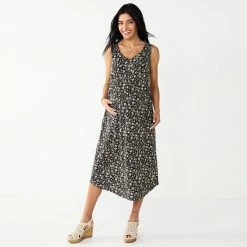 Maternity Sonoma Goods For Life® Knot Side Midi Shirt Dress Brassy Gold 10 Maternity Sonoma Goods For Life® Knot Side Midi Shirt Dress Brassy Gold -Sonoma Goods For Life shop unnamed file 13866